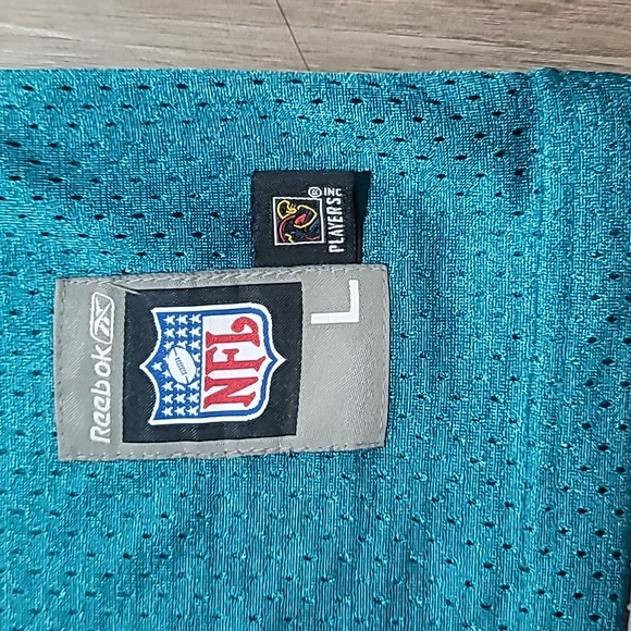 VINTAGE REEBOK MIAMI DOLPHINS RONNIE BROWN BOYS FOOTBALL JERSEY SIZE LARGE - Picture 3 of 8